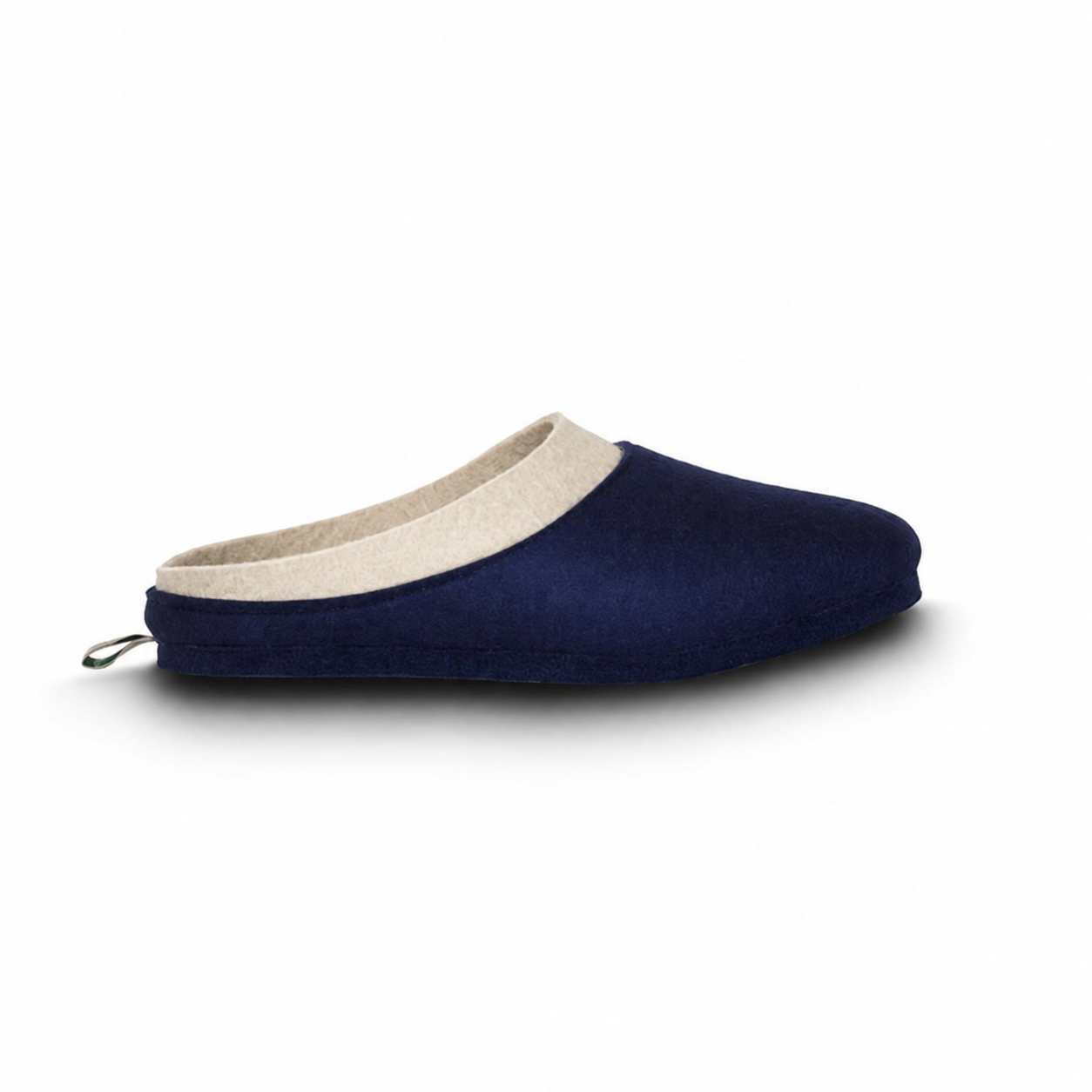 Dunkelblau / Beige meliert