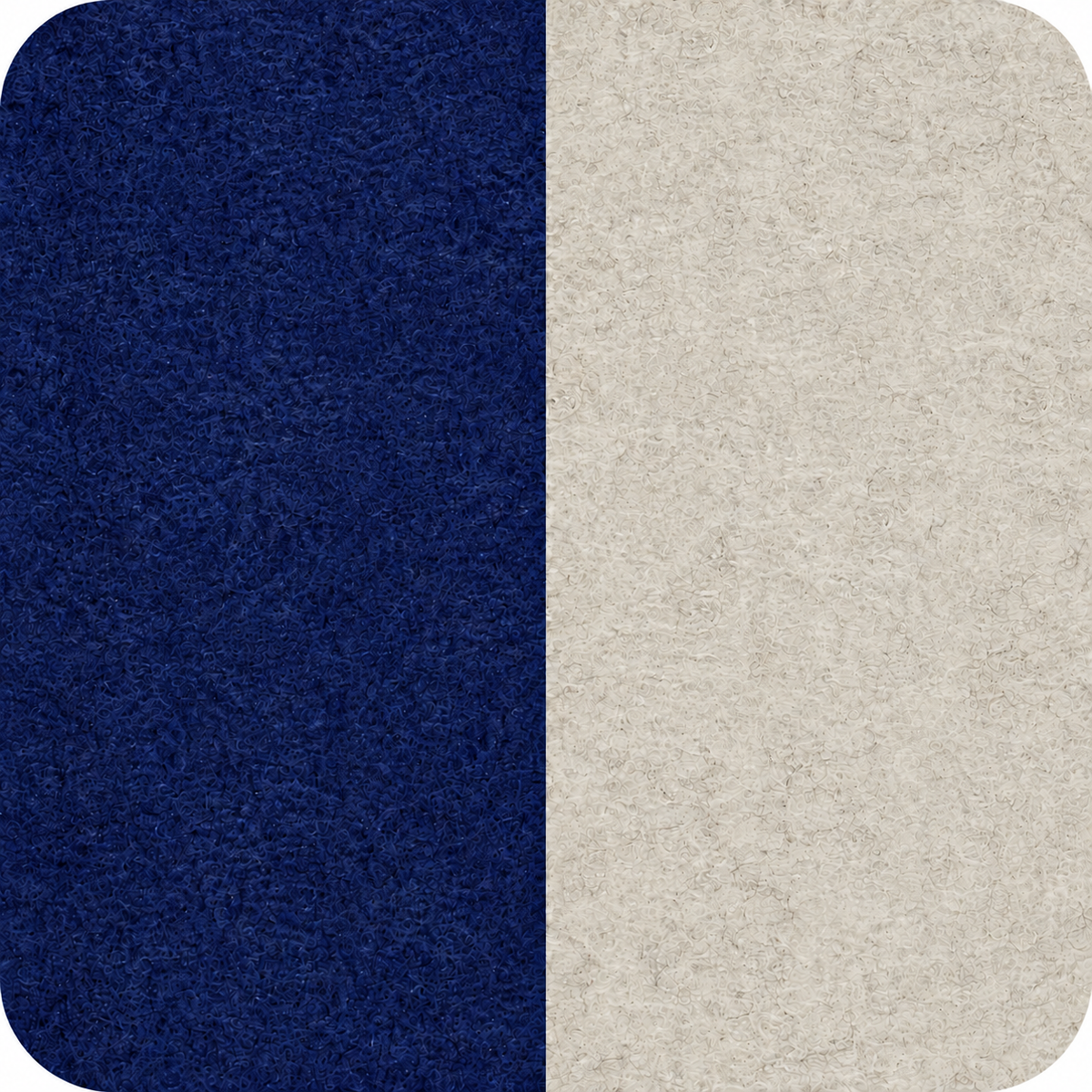 Dunkelblau / Beige meliert